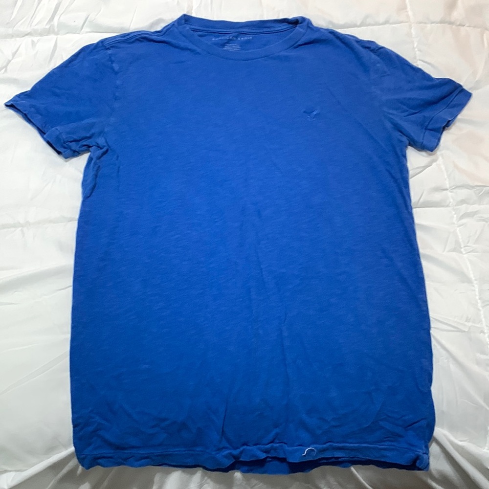 Blue American eagle shirt sleeve t